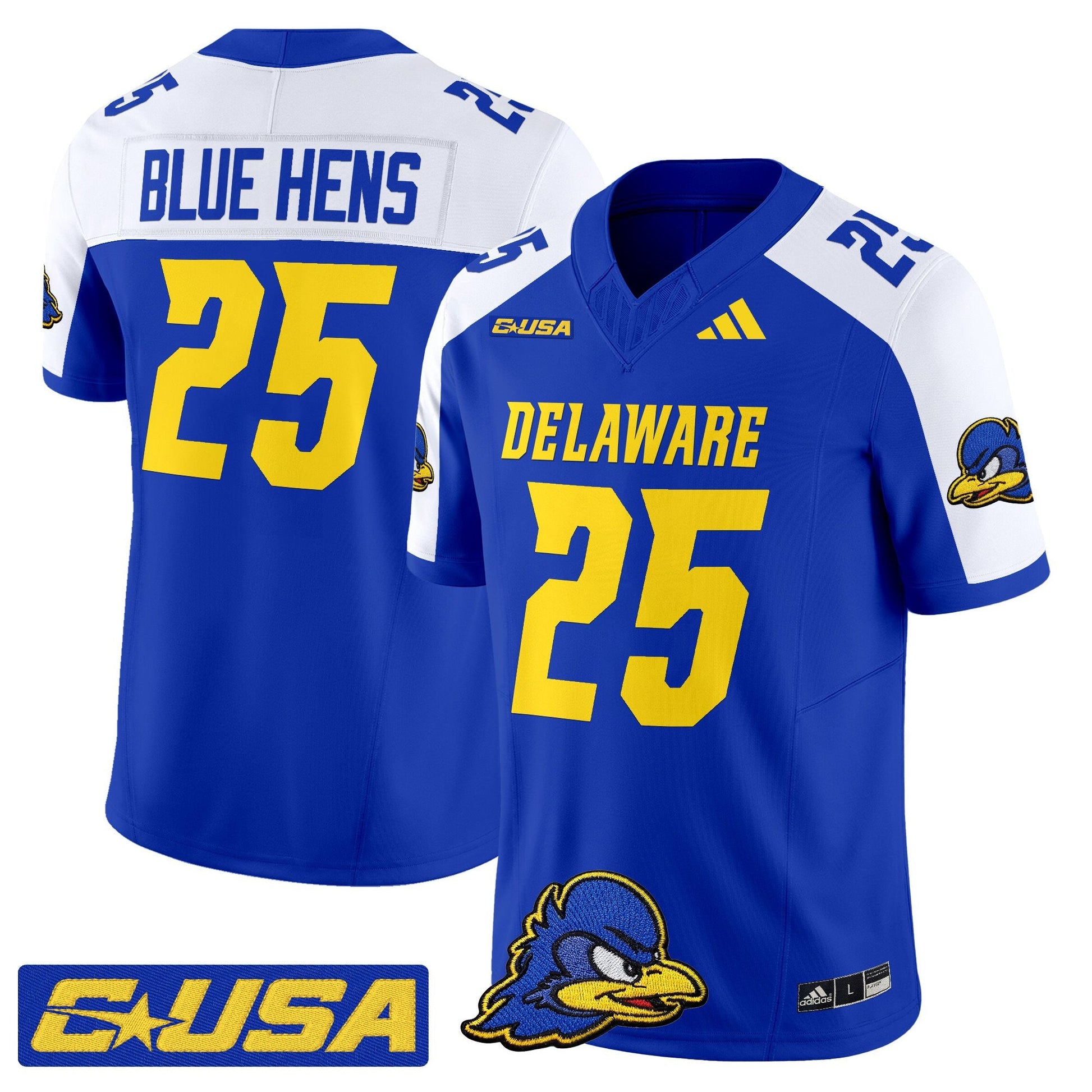 Men's Delaware Blue Hens 2025 Vapor Limited Jersey - All Stitched