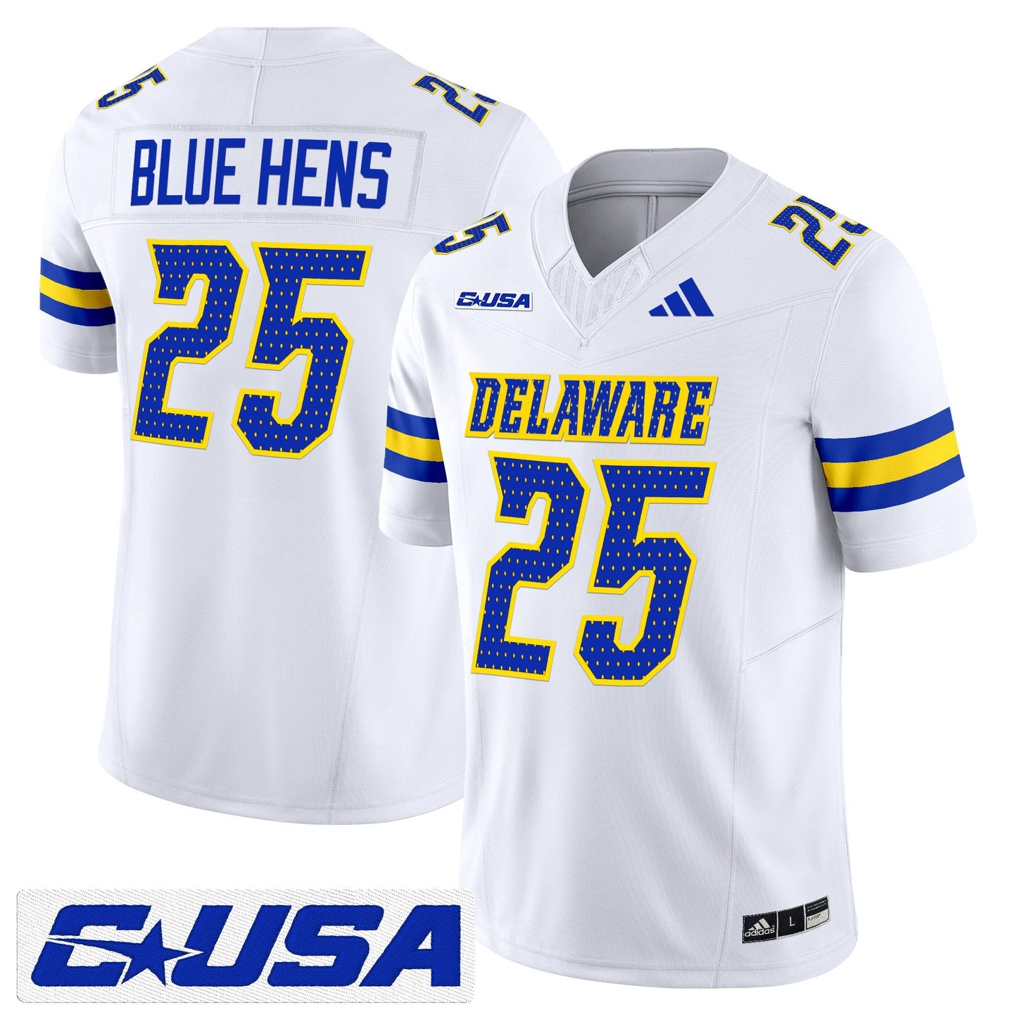 Men's Delaware Blue Hens 2025 Vapor Limited Jersey - All Stitched