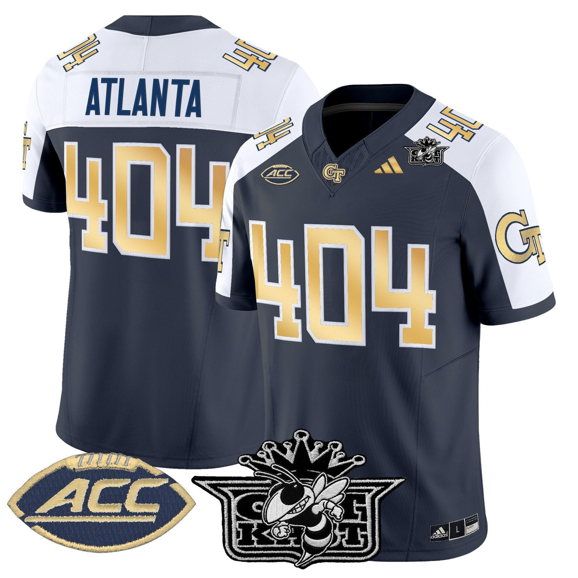 Men's Outkast x Georgia Tech Yellow Jackets 2025 Vapor Limited Jersey - All stitched