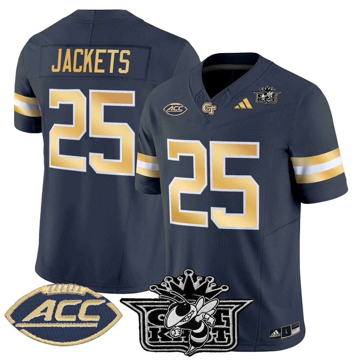 Men's Outkast x Georgia Tech Yellow Jackets 2025 Vapor Limited Jersey - All stitched