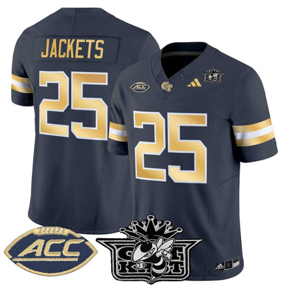Men's Outkast x Georgia Tech Yellow Jackets 2025 Vapor Limited Jersey - All stitched