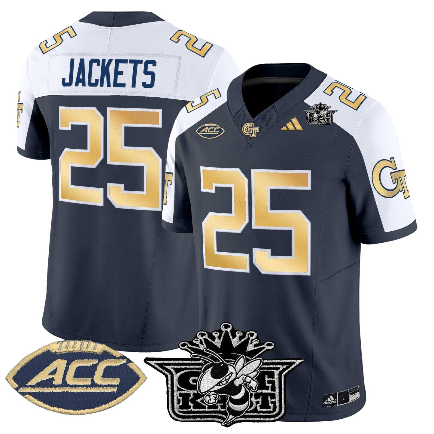 Men's Outkast x Georgia Tech Yellow Jackets 2025 Vapor Limited Jersey - All stitched