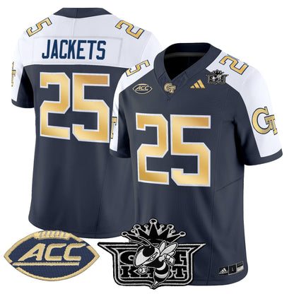 Men's Outkast x Georgia Tech Yellow Jackets 2025 Vapor Limited Jersey - All stitched