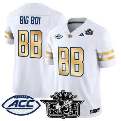 Men's Outkast x Georgia Tech Yellow Jackets 2025 Vapor Limited Jersey - All stitched