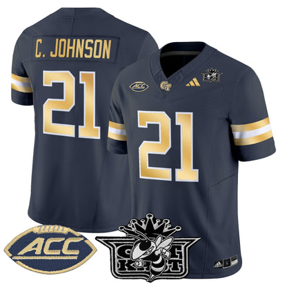 Men's Outkast x Georgia Tech Yellow Jackets 2025 Vapor Limited Jersey - All stitched