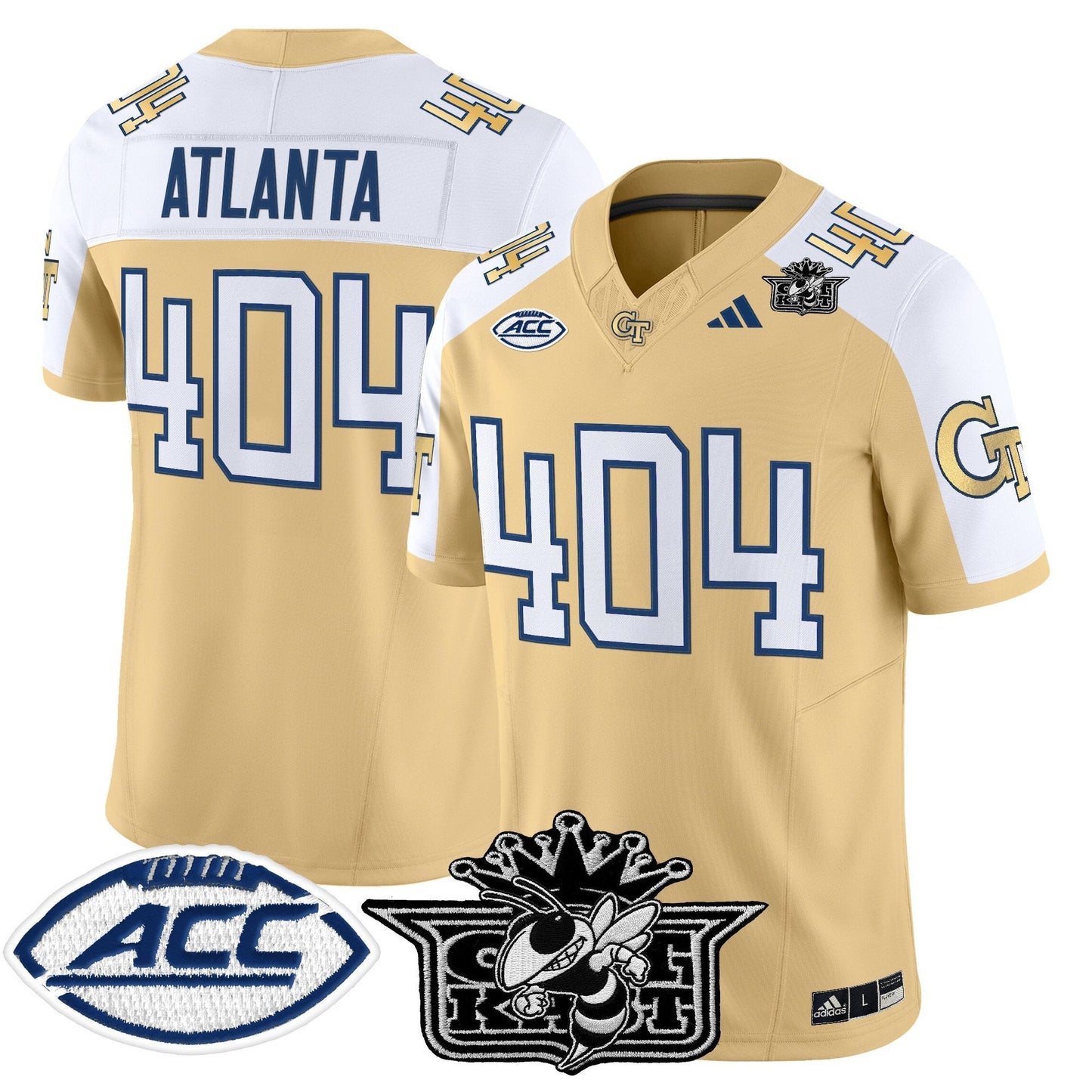 Men's Outkast x Georgia Tech Yellow Jackets 2025 Vapor Limited Jersey - All stitched