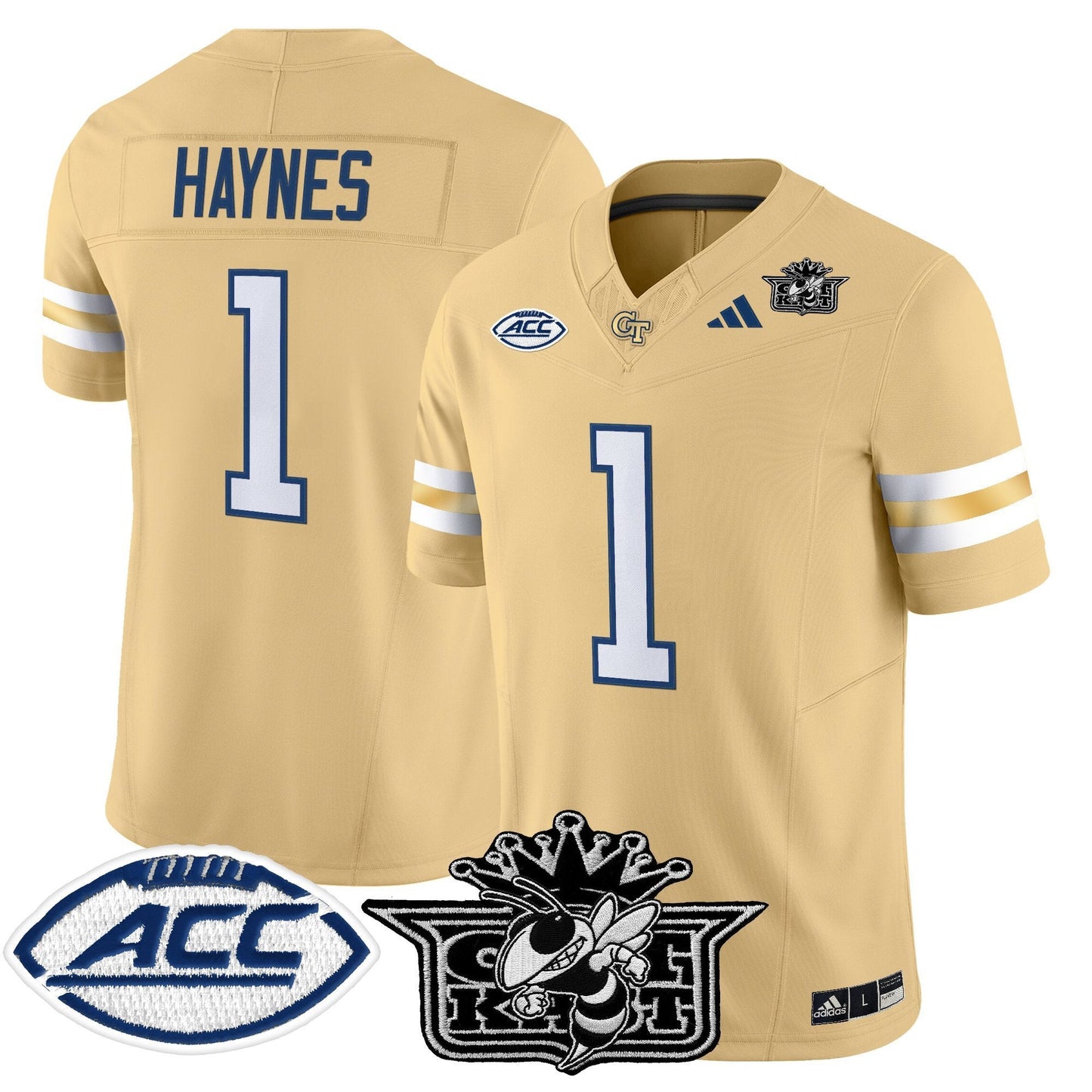 Men's Outkast x Georgia Tech Yellow Jackets 2025 Vapor Limited Jersey - All stitched