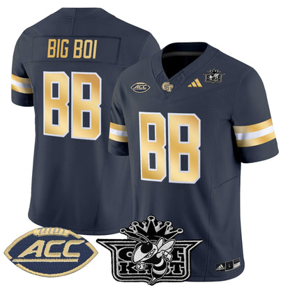 Men's Outkast x Georgia Tech Yellow Jackets 2025 Vapor Limited Jersey - All stitched