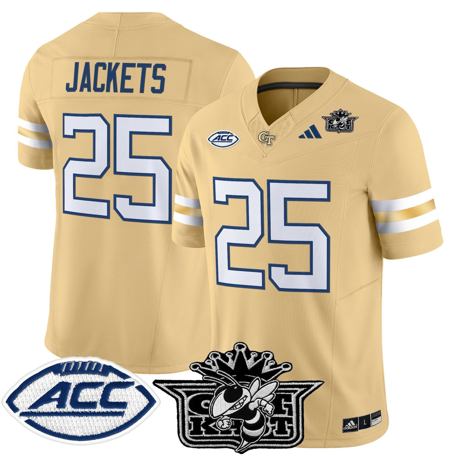 Men's Outkast x Georgia Tech Yellow Jackets 2025 Vapor Limited Jersey - All stitched