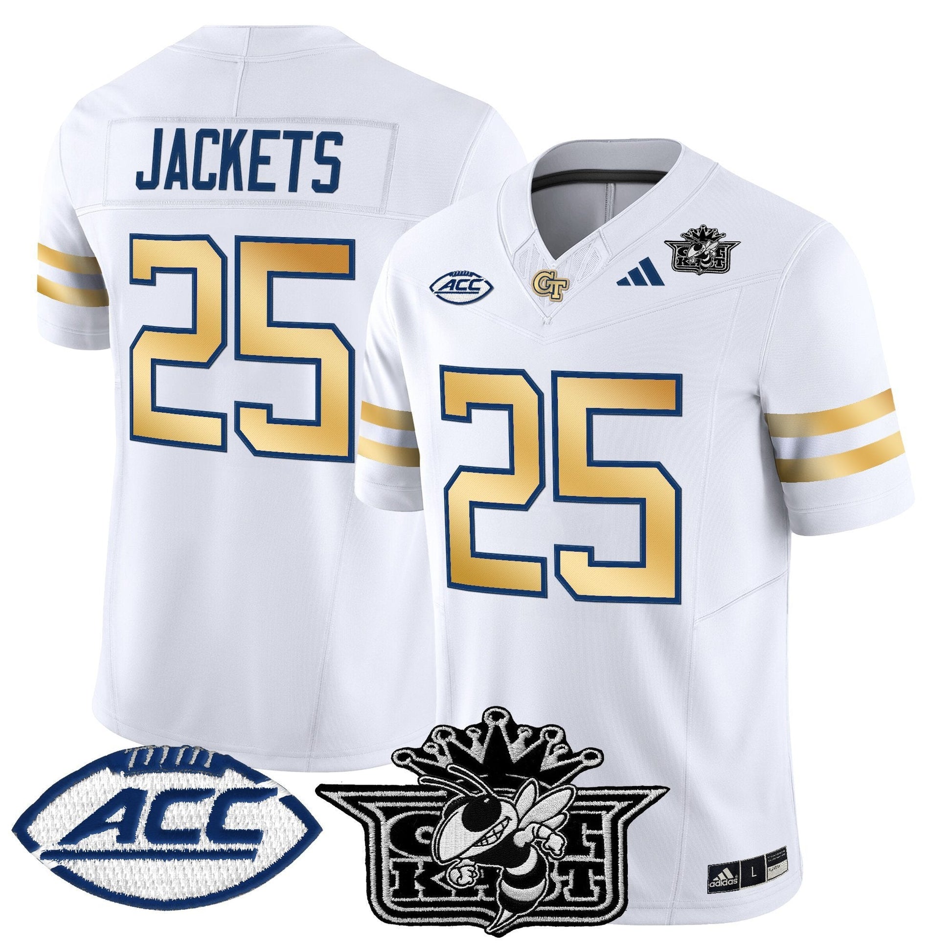 Men's Outkast x Georgia Tech Yellow Jackets 2025 Vapor Limited Jersey - All stitched