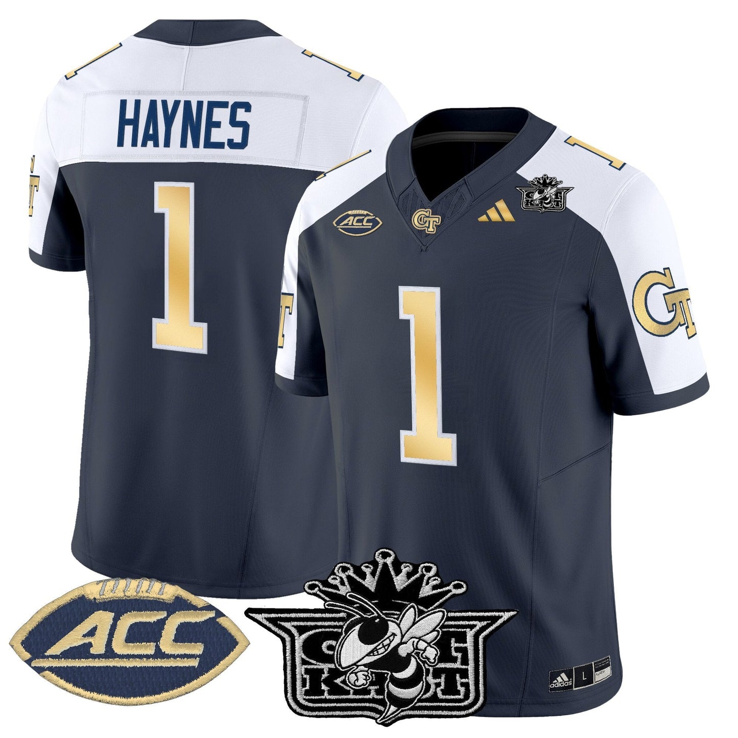 Men's Outkast x Georgia Tech Yellow Jackets 2025 Vapor Limited Jersey - All stitched