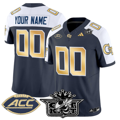 Outkast x Georgia Tech Yellow Jackets 2025 Vapor Limited Custom Jersey - All stitched