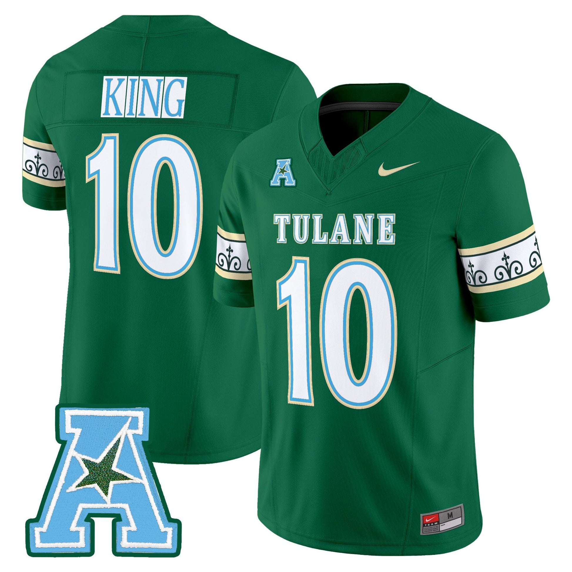 Men's Tulane Green Wave 2025 'City Edition' Vapor Limited Jersey - All Stitched