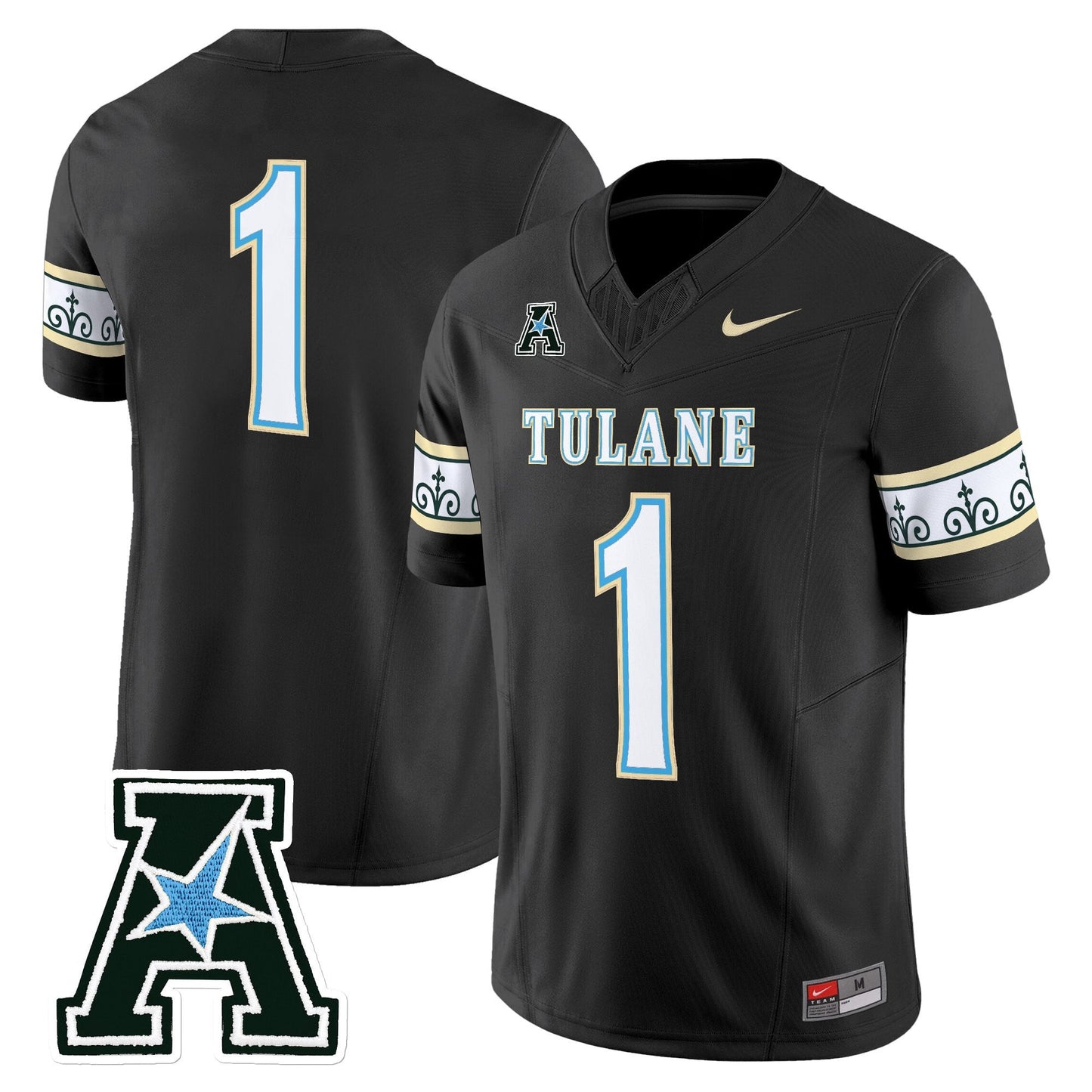 Men's Tulane Green Wave 2025 'City Edition' Vapor Limited Jersey - All Stitched