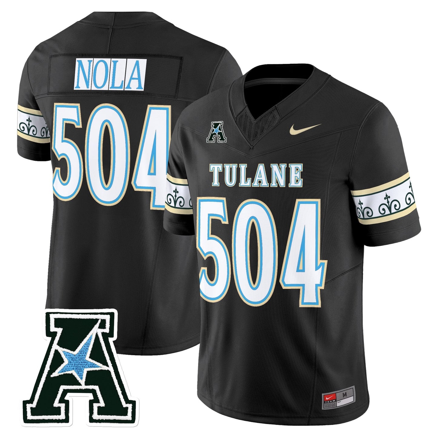Men's Tulane Green Wave 2025 'City Edition' Vapor Limited Jersey - All Stitched