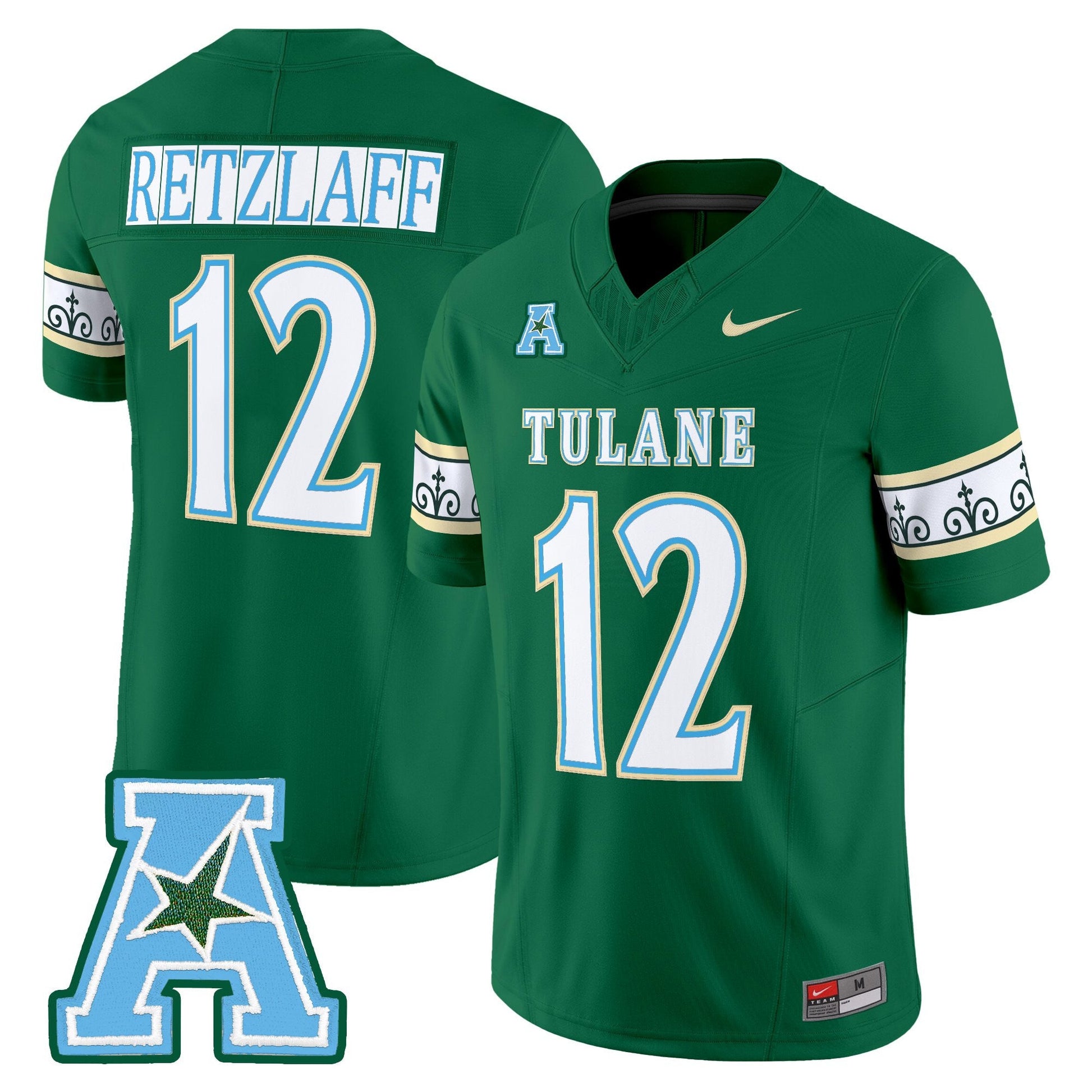 Men's Tulane Green Wave 2025 'City Edition' Vapor Limited Jersey - All Stitched