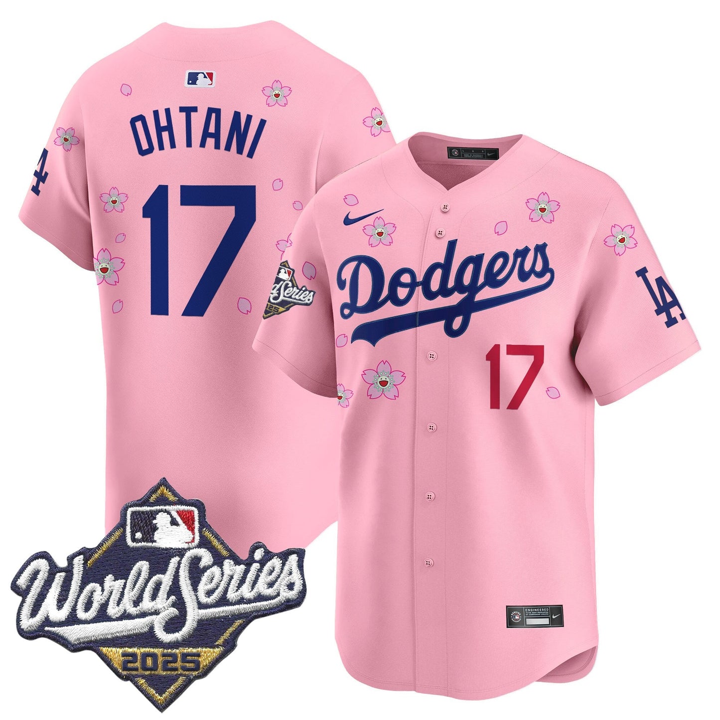 Men's Dodgers 2025 World Series x Tokyo Series Vapor Premier Limited Jersey - All Stitched