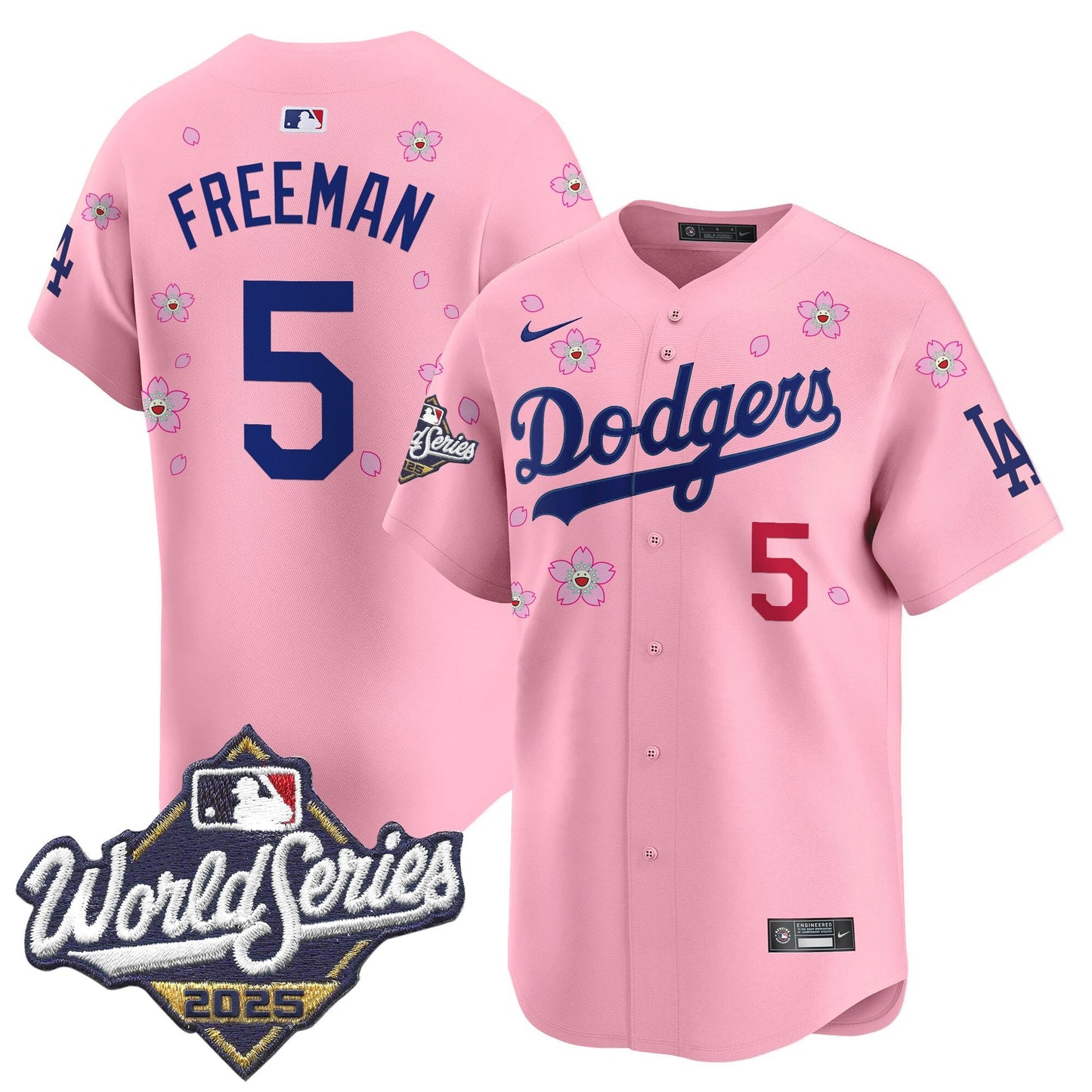 Men's Dodgers 2025 World Series x Tokyo Series Vapor Premier Limited Jersey - All Stitched