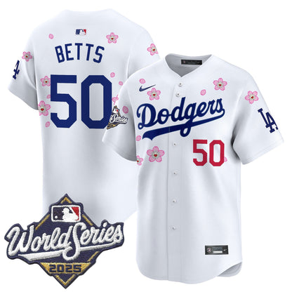 Men's Dodgers 2025 World Series x Tokyo Series Vapor Premier Limited Jersey - All Stitched