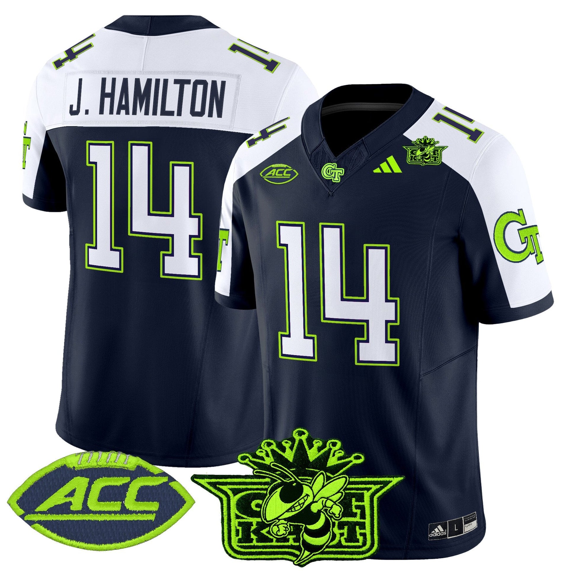 Men's Outkast x Georgia Tech Yellow Jackets 2025 Atliens Vapor Limited Jersey - All Stitched