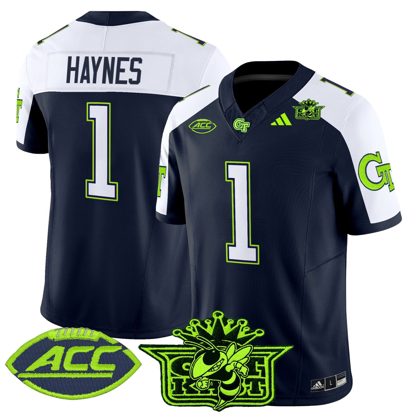 Men's Outkast x Georgia Tech Yellow Jackets 2025 Atliens Vapor Limited Jersey - All Stitched