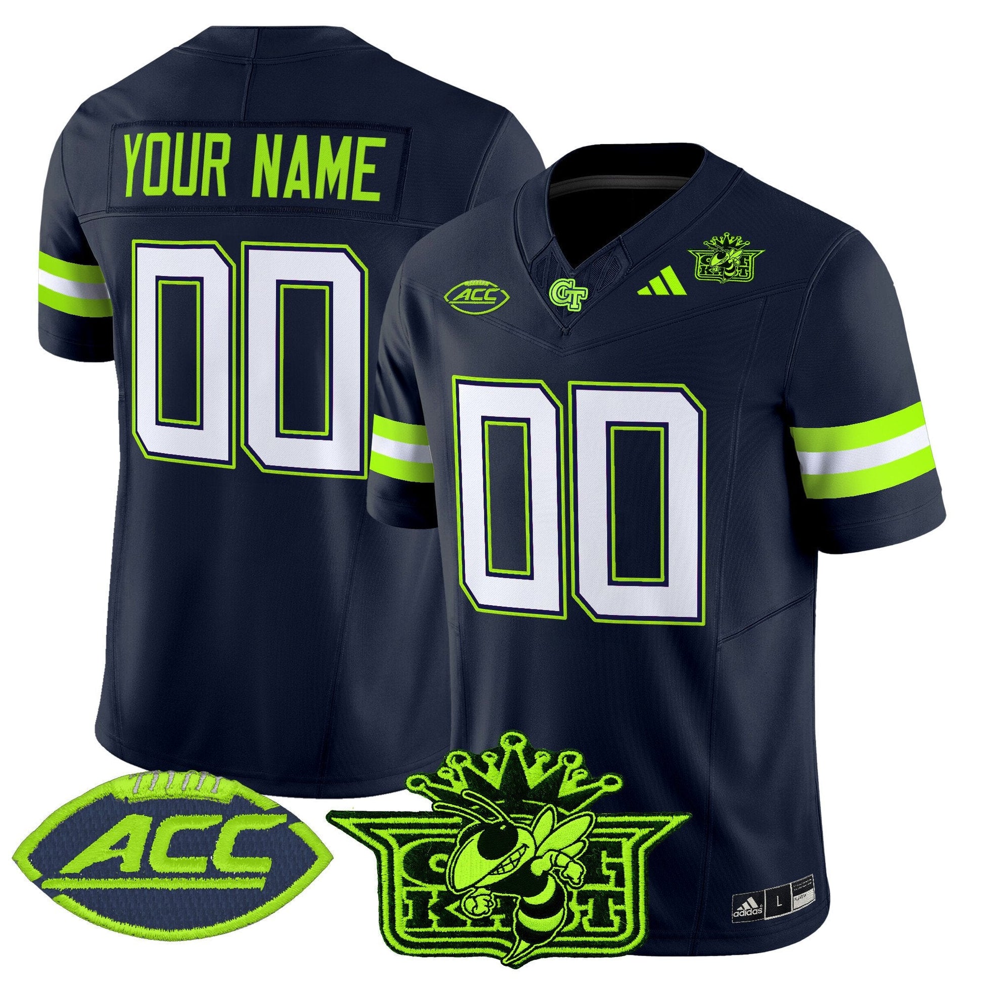 Outkast x Georgia Tech Yellow Jackets 2025 Atliens Vapor Limited Custom Jersey - All Stitched