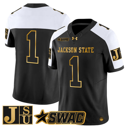 Men's Jackson State Tigers 2026 Gold Vapor Limited Jersey - All Stitched