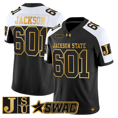 Men's Jackson State Tigers 2026 Gold Vapor Limited Jersey - All Stitched
