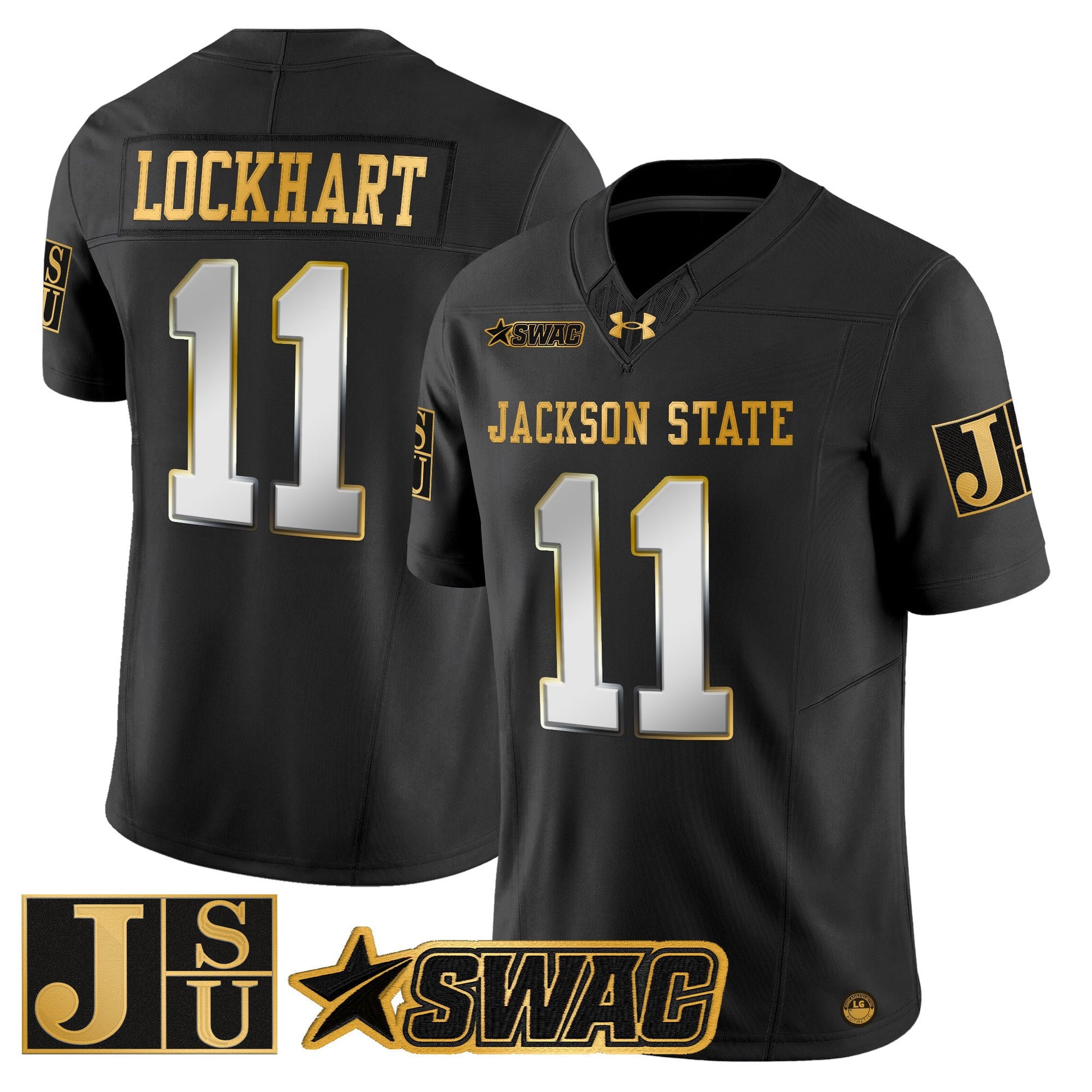 Men's Jackson State Tigers 2026 Gold Vapor Limited Jersey - All Stitched