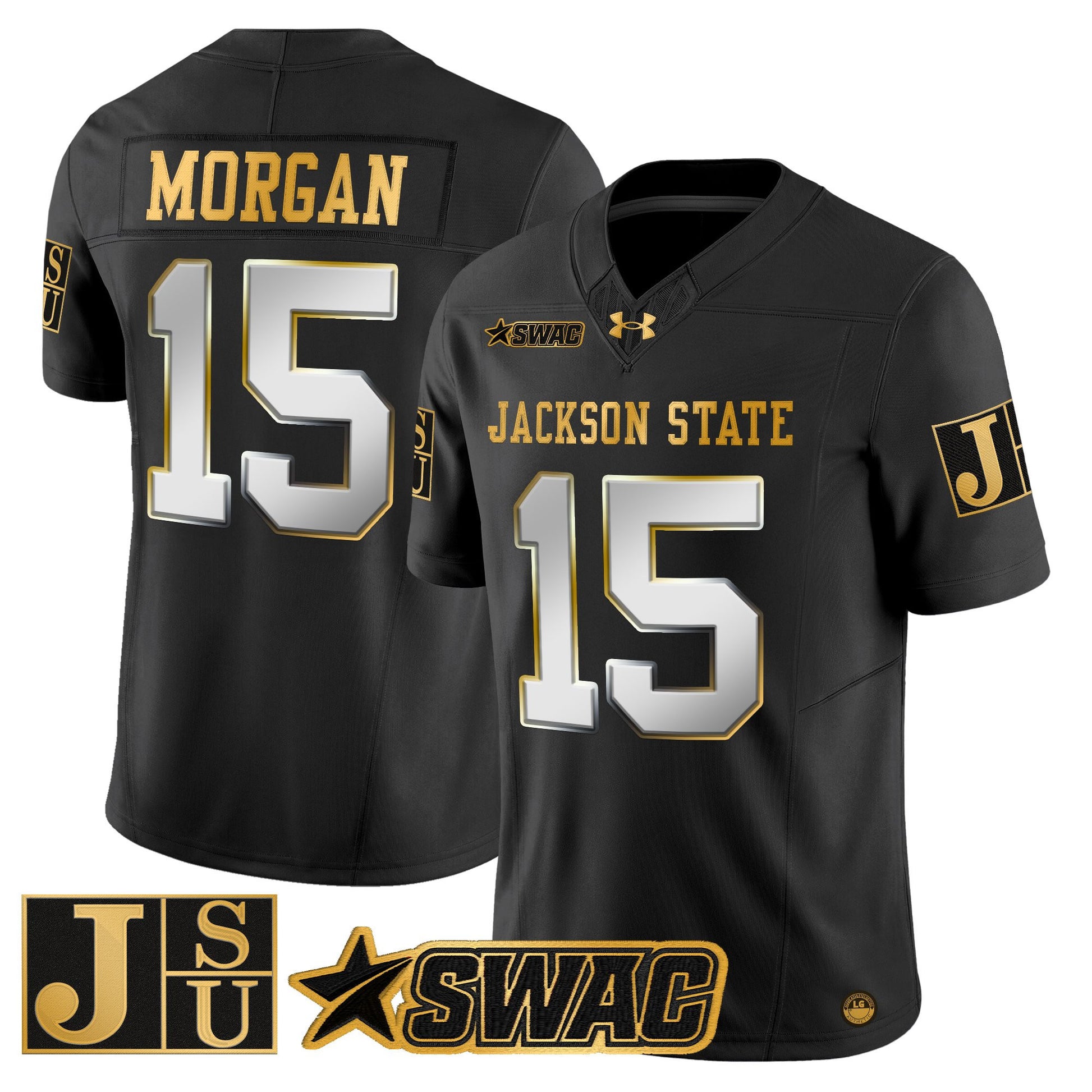 Men's Jackson State Tigers 2026 Gold Vapor Limited Jersey - All Stitched