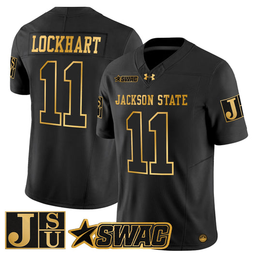 Men's Jackson State Tigers 2026 Gold Vapor Limited Jersey - All Stitched