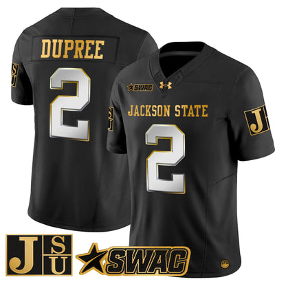 Men's Jackson State Tigers 2026 Gold Vapor Limited Jersey - All Stitched