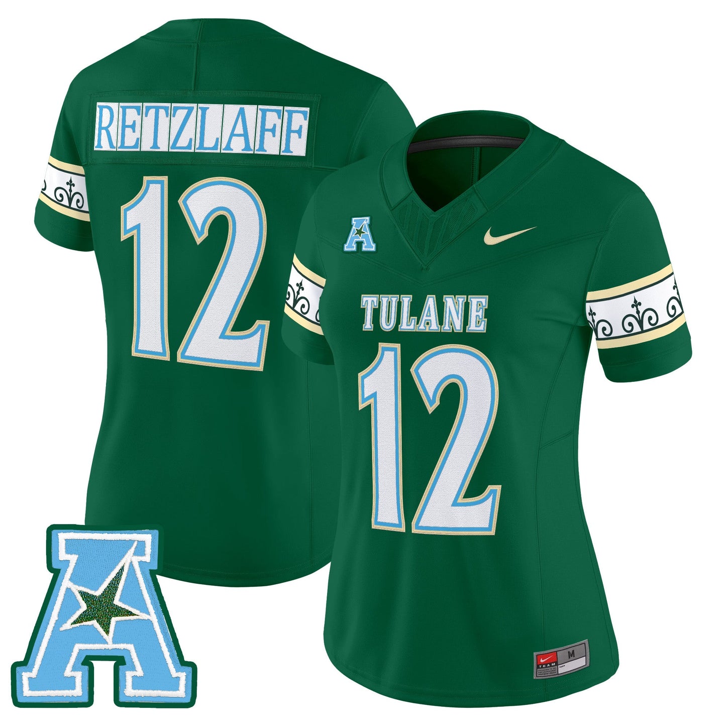 Women's Tulane Green Wave 2025 'City Edition' Vapor Limited Jersey - All Stitched