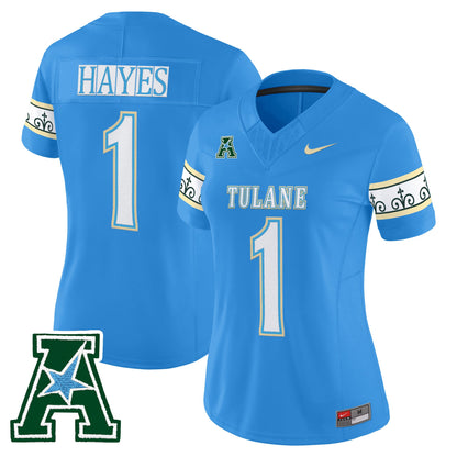 Women's Tulane Green Wave 2025 'City Edition' Vapor Limited Jersey - All Stitched