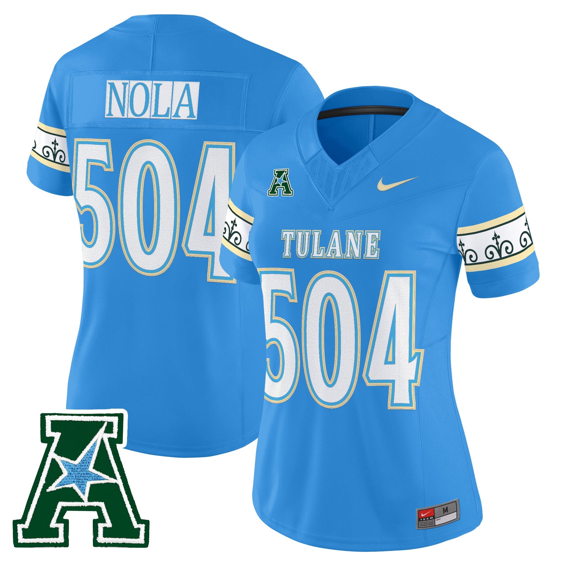 Women's Tulane Green Wave 2025 'City Edition' Vapor Limited Jersey - All Stitched