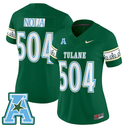 Women's Tulane Green Wave 2025 'City Edition' Vapor Limited Jersey - All Stitched