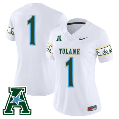 Women's Tulane Green Wave 2025 'City Edition' Vapor Limited Jersey - All Stitched