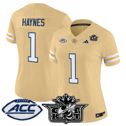 Women's Outkast x Georgia Tech Yellow Jackets 2025 Vapor Limited Jersey - All stitched