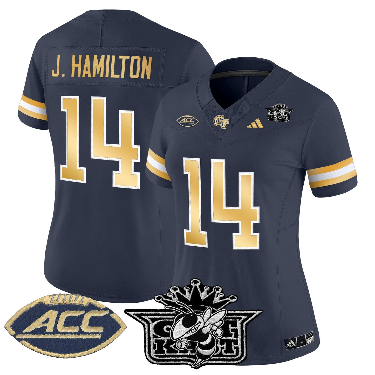 Women's Outkast x Georgia Tech Yellow Jackets 2025 Vapor Limited Jersey - All stitched