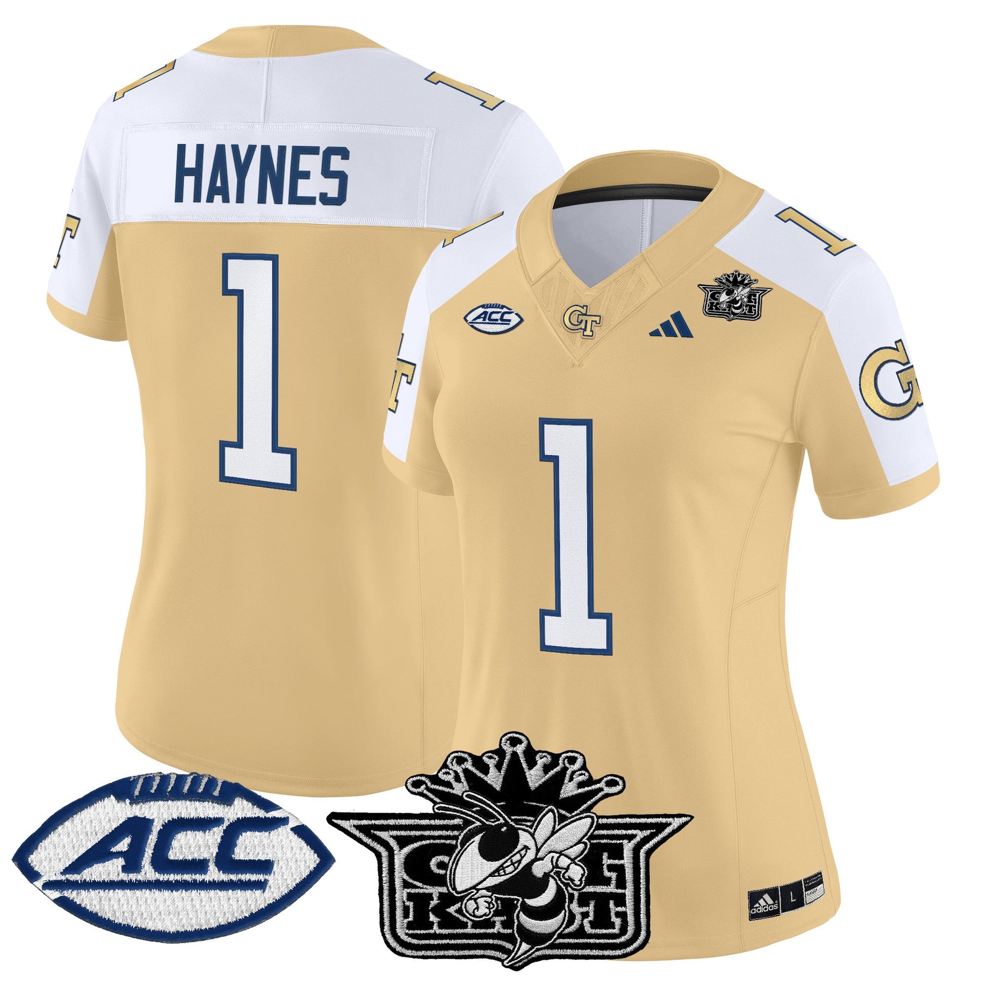 Women's Outkast x Georgia Tech Yellow Jackets 2025 Vapor Limited Jersey - All stitched