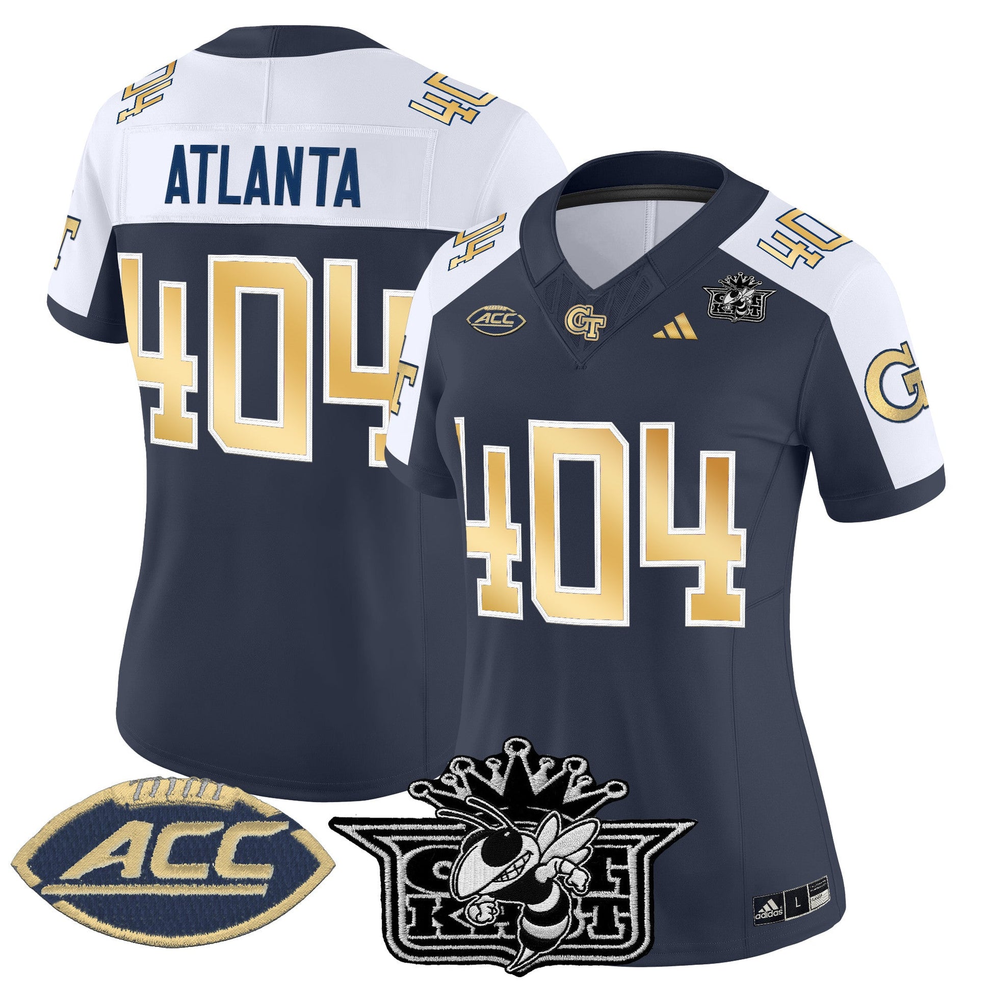 Women's Outkast x Georgia Tech Yellow Jackets 2025 Vapor Limited Jersey - All stitched