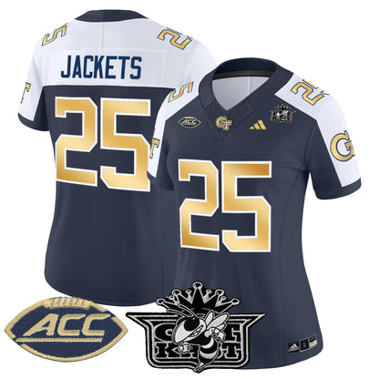 Women's Outkast x Georgia Tech Yellow Jackets 2025 Vapor Limited Jersey - All stitched