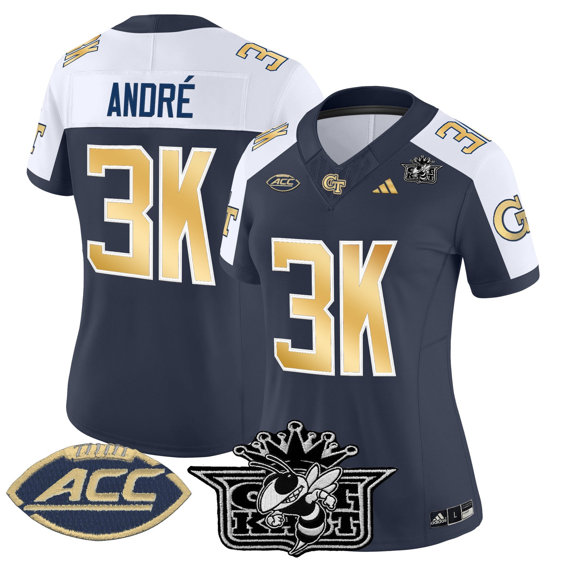 Women's Outkast x Georgia Tech Yellow Jackets 2025 Vapor Limited Jersey - All stitched