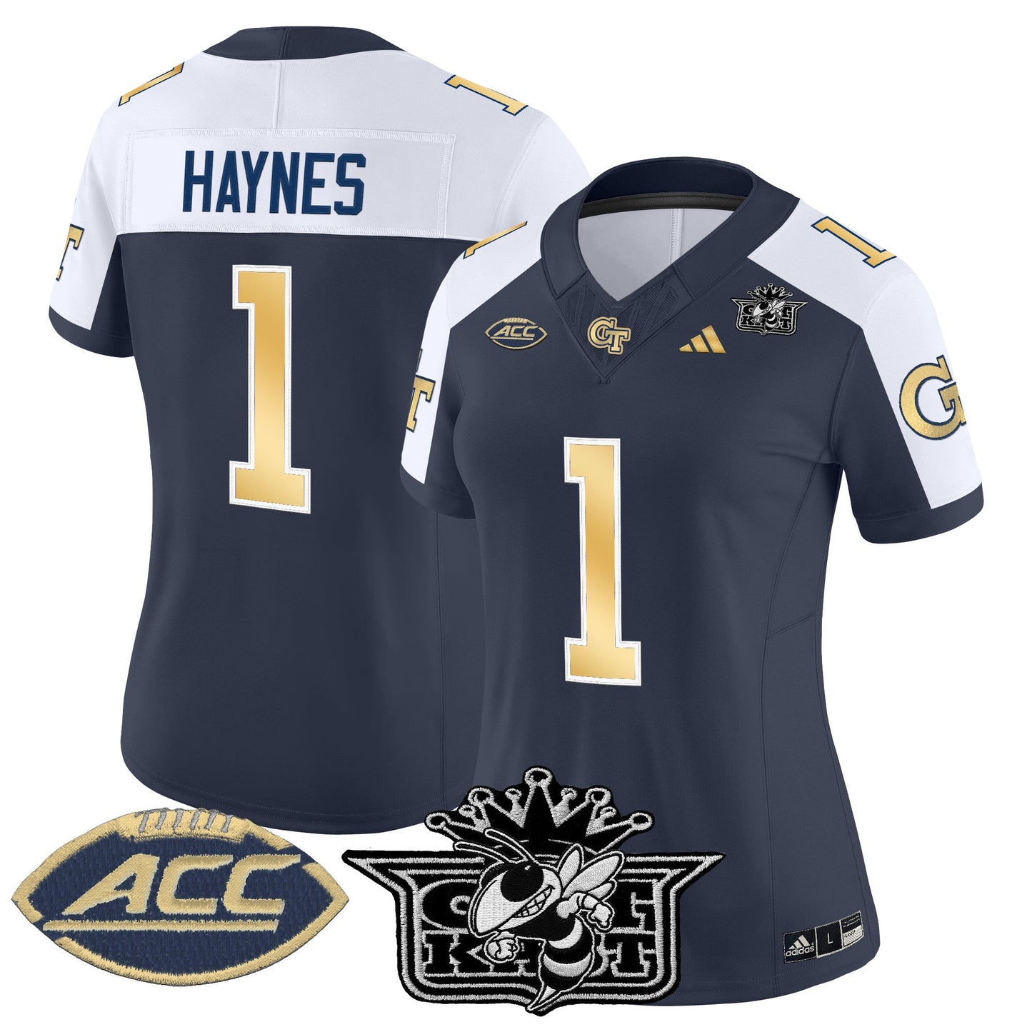 Women's Outkast x Georgia Tech Yellow Jackets 2025 Vapor Limited Jersey - All stitched