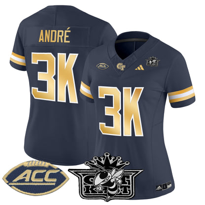Women's Outkast x Georgia Tech Yellow Jackets 2025 Vapor Limited Jersey - All stitched