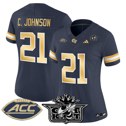 Women's Outkast x Georgia Tech Yellow Jackets 2025 Vapor Limited Jersey - All stitched
