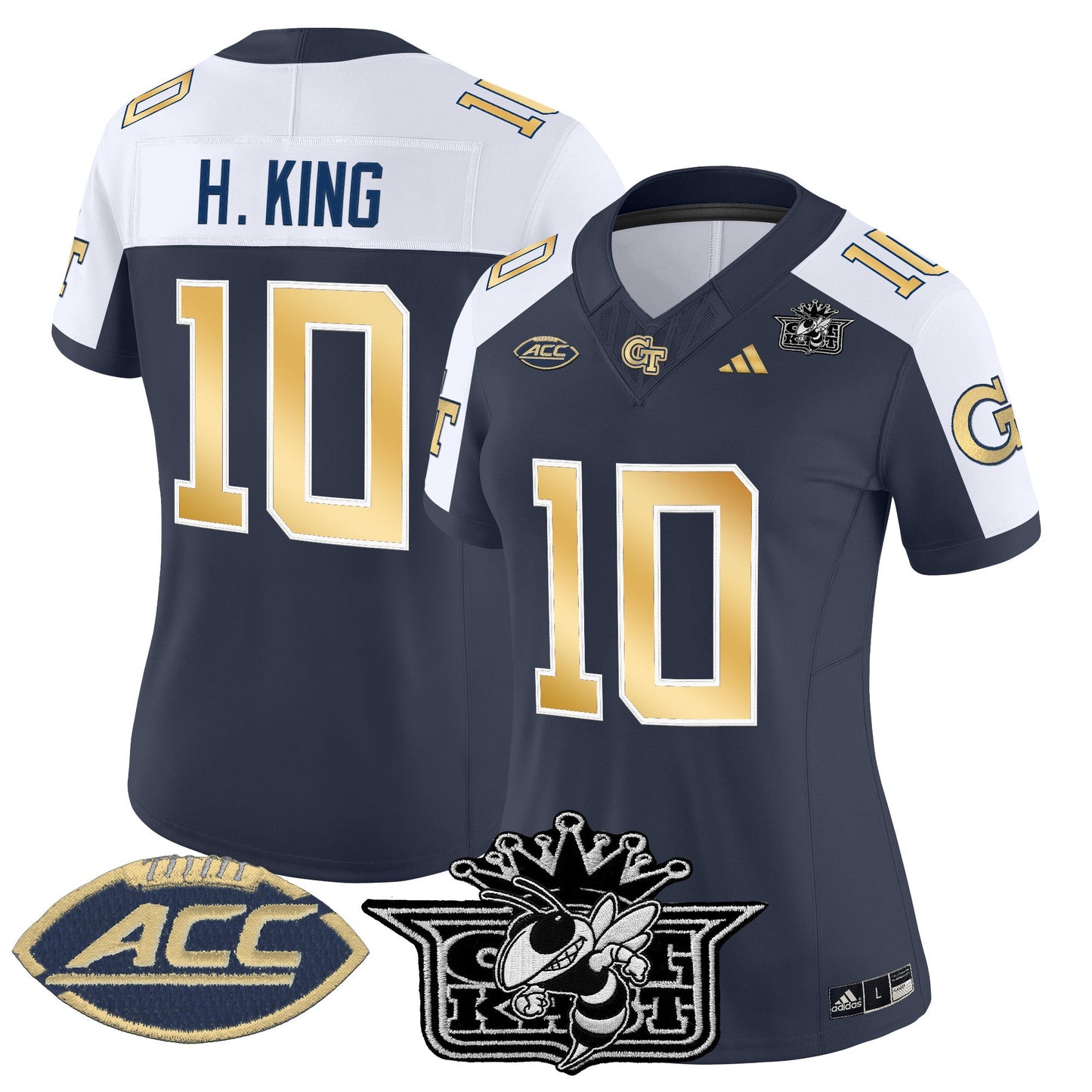 Women's Outkast x Georgia Tech Yellow Jackets 2025 Vapor Limited Jersey - All stitched