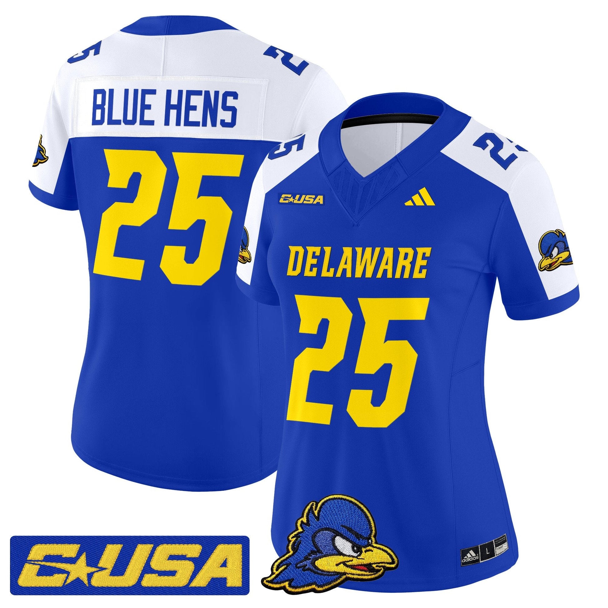 Women's Delaware Blue Hens 2025 Vapor Limited Jersey - All Stitched