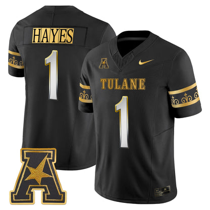 Men's Tulane Green Wave 2025 'City Edition' Gold Vapor Limited Jersey - All Stitched