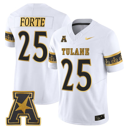 Men's Tulane Green Wave 2025 'City Edition' Gold Vapor Limited Jersey - All Stitched